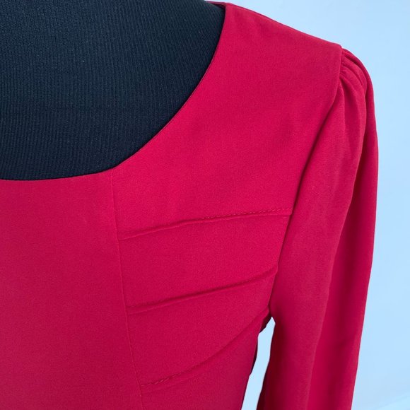 Pretty red dress from Modcloth sz S - Picture 4 of 5